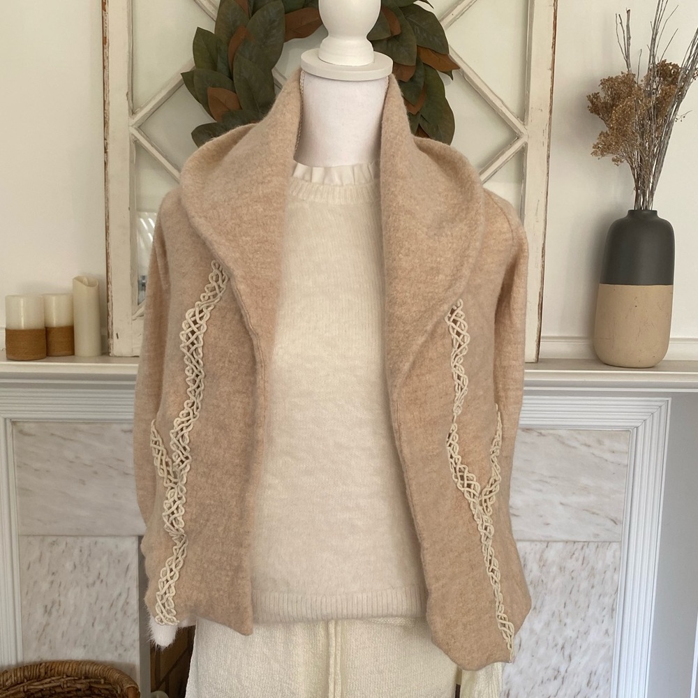 Anthropologie Angel of The North Cardigan